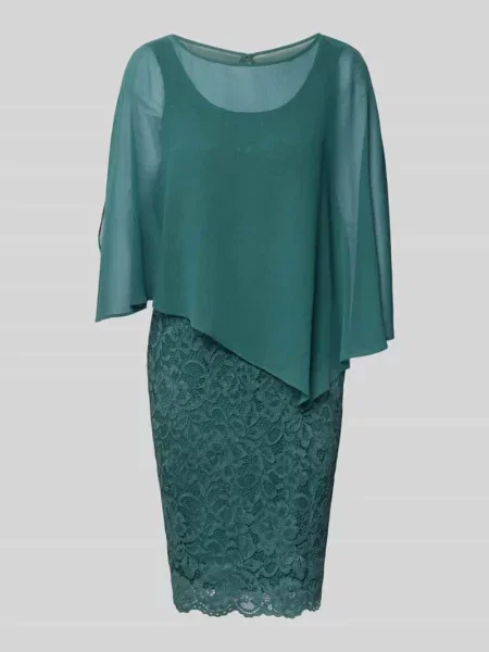 Sukienka koktajlowa o długości do kolan z efektem 2 w 1 Vera Mont