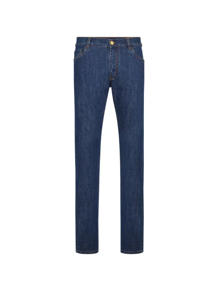 Džíny Billionaire s výšivkou modré