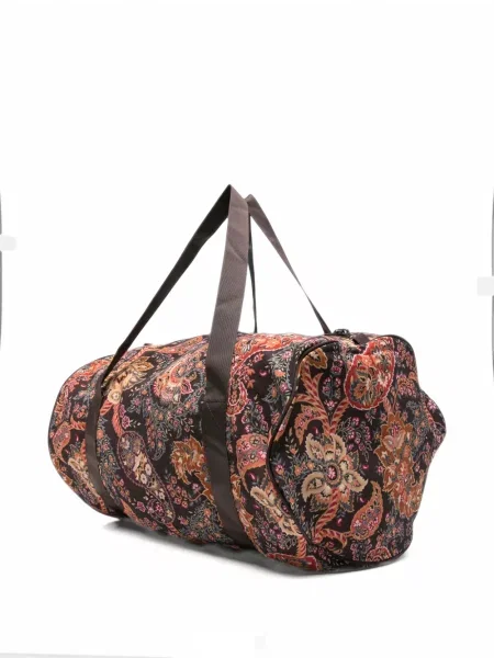 Geantă Etro cu imagine cu model paisley maro