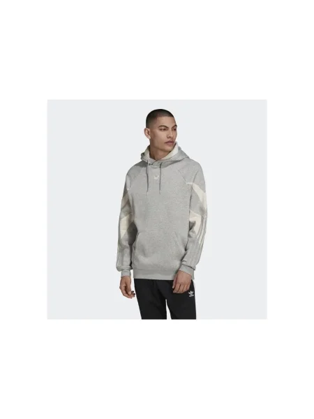 Hanorac cu glugă Adidas gri