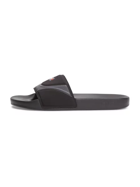 Tommy Jeans Saboți bleumarin / roșu alb negru
