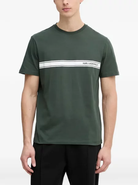Tricou Karl Lagerfeld cu imagine verde