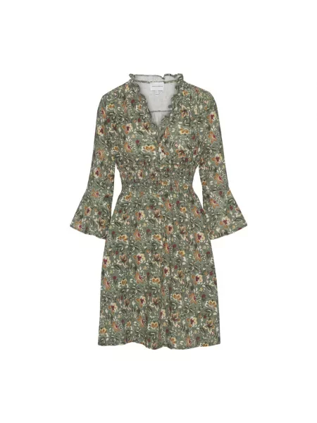 Sukienka American Dreams w kwiatki zielona