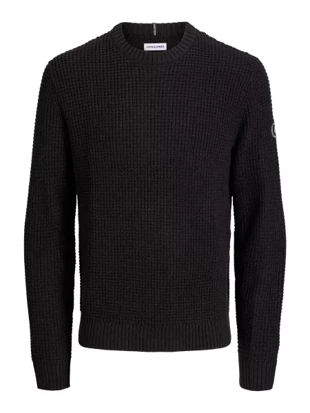 JACK & JONES Pulover JJLUKE' negru