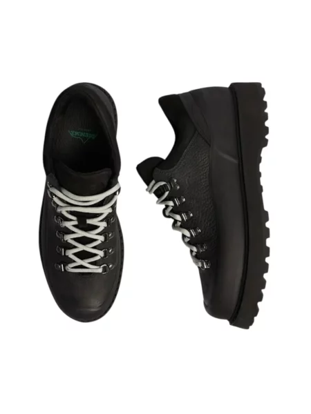 Sneakersy Kangra skórzane czarne