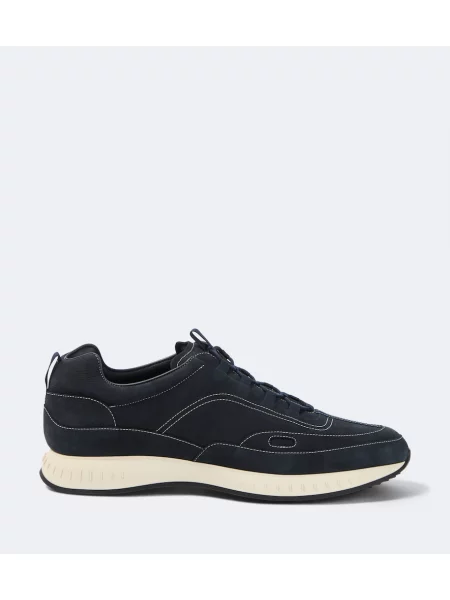 Chiloți John Lobb din piele slip-on albastru