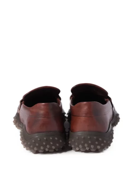 Pantofi loafer Miu Miu din piele maro