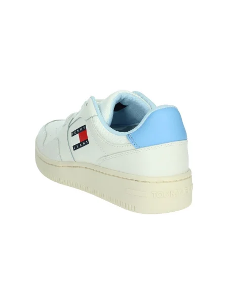 Pantofi Tommy Hilfiger retro alb