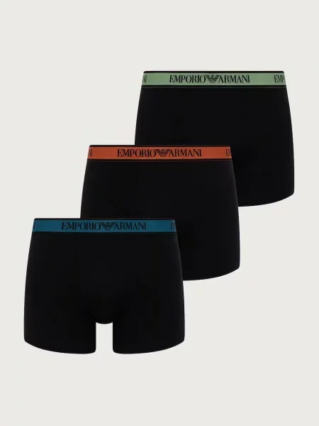 Emporio Armani Underwear boxerky pánske s bavlnou čierna