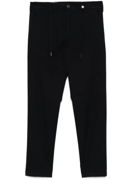 Pantaloni Myths de flanelă albastru