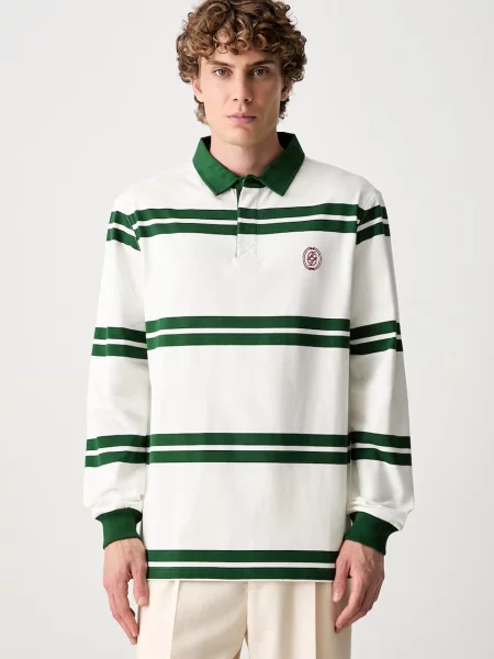 Drôle de Monsieur longsleeve D Ornament beżowa