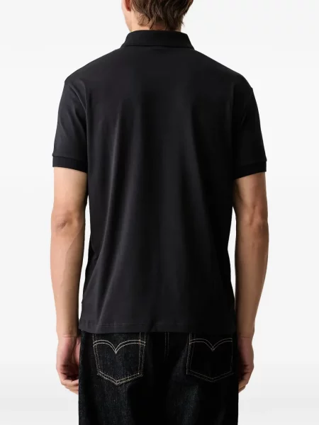 Tricou polo Armani Exchange cu imagine negru
