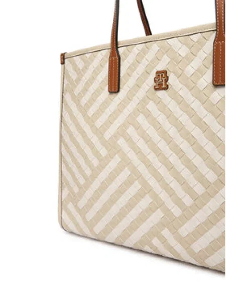 Shopper kabelka Tommy Hilfiger biela