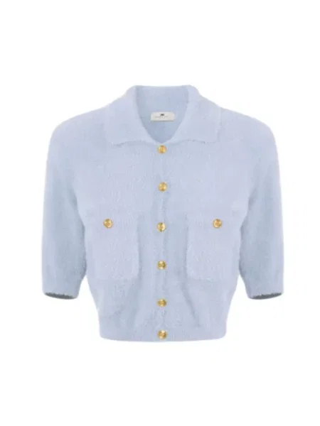 Mały mały kardigan Elisabetta Franchi niebieski