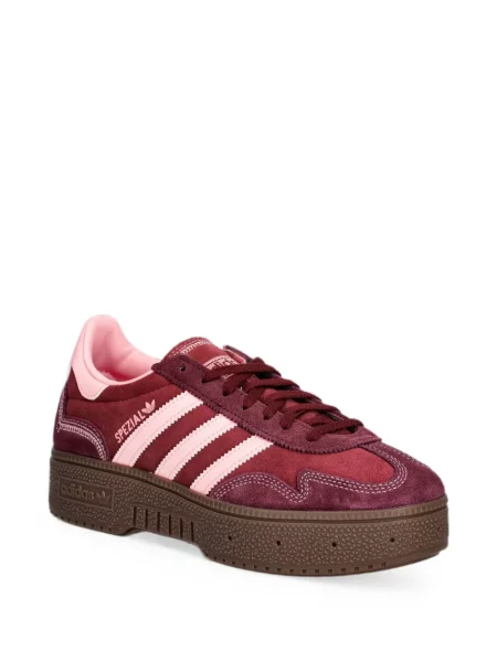 Sneakerși Adidas Campus cu șireturi din dantelă cu platformă verde