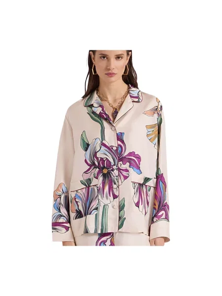 Wielobarwność bluzka La Doublej