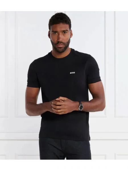 BOSS GREEN Tricou Tee negru
