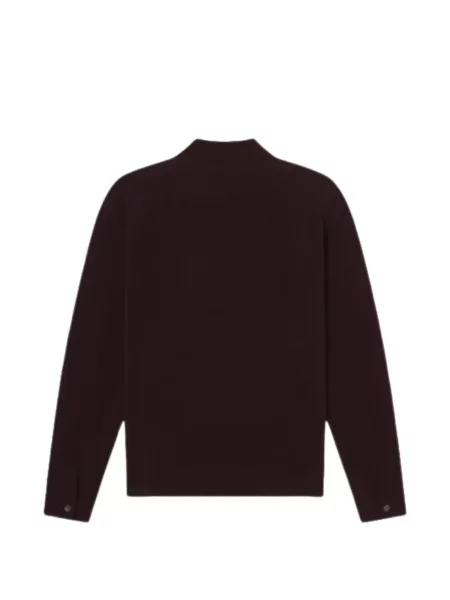 Lung tricou polo Frame roșu