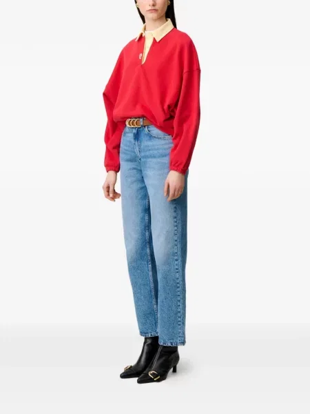 Суитчър Claudie Pierlot бродиран червено