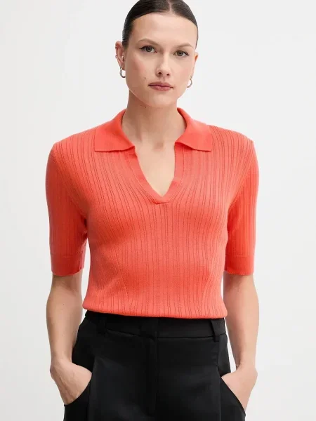 United Colors of Benetton polo pomarańczowa