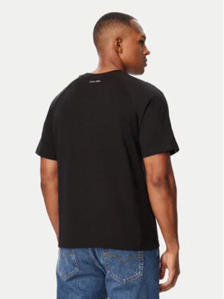 Calvin Klein Jeans Majica Črna bela