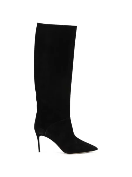 Cizme Casadei din piele de căprioară negru