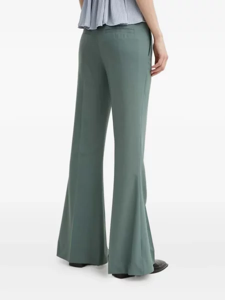 Spodnie Tiger Of Sweden w tygrysie prążki dzwony zielone