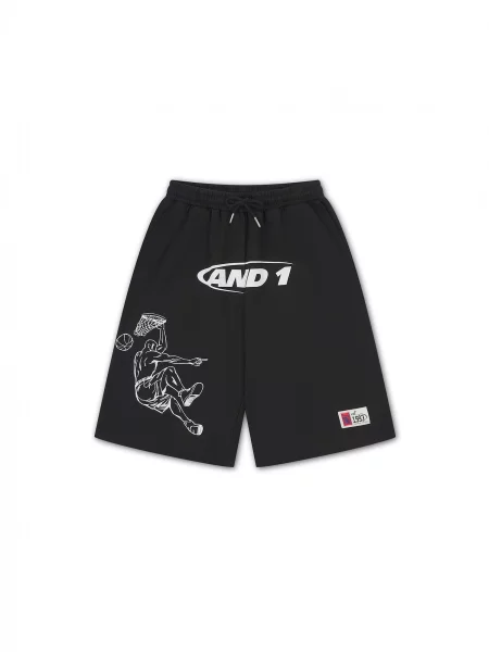 Pantaloni Off The Rim negru alb