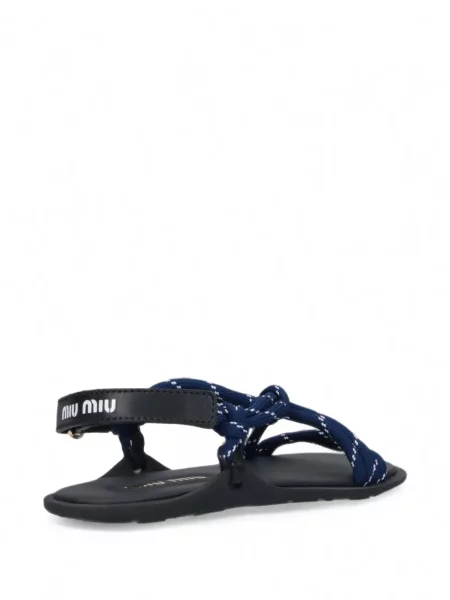 Sandale Miu Miu din piele albastru
