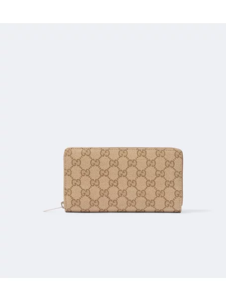 Portofel Gucci clasic din canvas bej