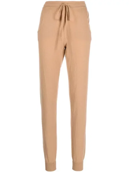Pantaloni Teddy Cashmere din cașmir teddy maro
