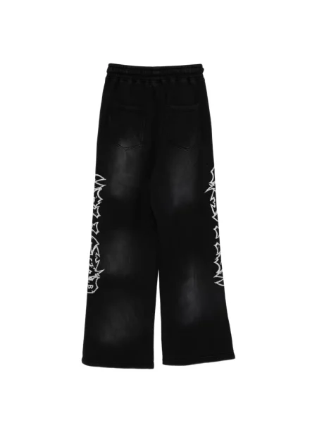 Pantaloni Hellstar cu imagine alergare negru