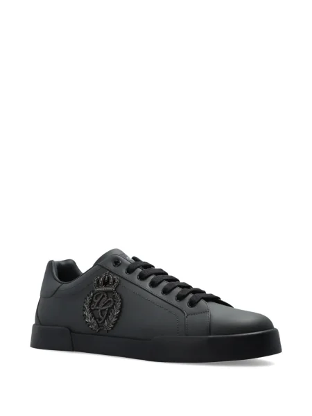 Sneakers Dolce & Gabbana Portofino μαύρο