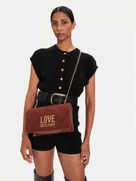 Torebka LOVE MOSCHINO brązowa