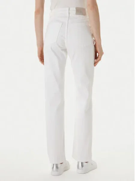 Calvin Klein Jeans Džinsai Écru Straight Fit