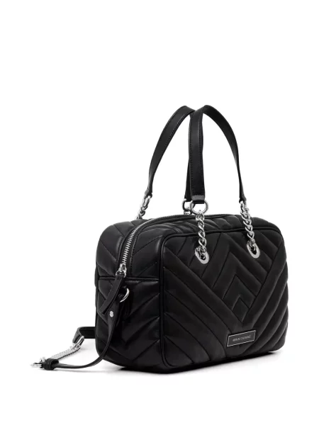 Matlasat geantă Armani Exchange negru