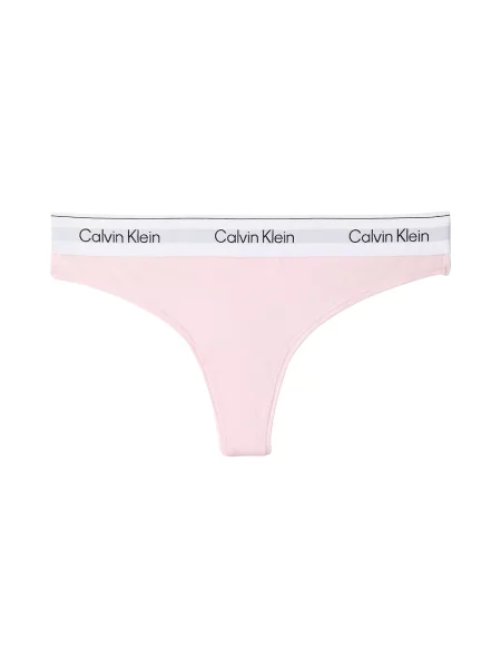 Calvin Klein Underwear Tanga světle šedá / růže / černá bílá