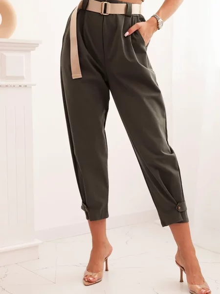 Pantaloni Kesi Włoski alb