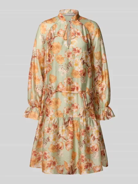 Sukienka koktajlowa o długości do kolan z wiązanym paskiem Christian Berg Cocktail