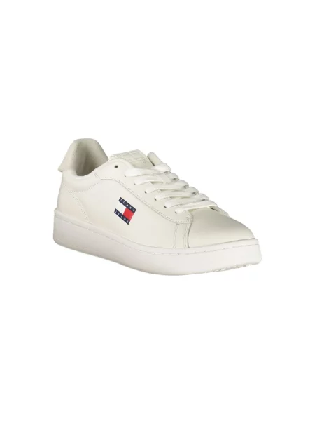 Sneakersy Tommy Hilfiger skórzane białe