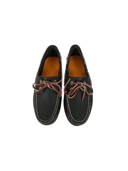 Półbuty Timberland skórzane niebieskie
