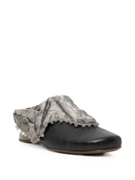 Papuci tip mules Doys negru