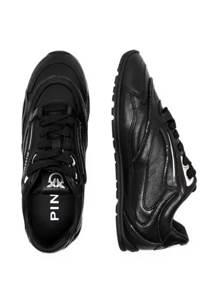 Sneakerși Pinko cu imagine negru