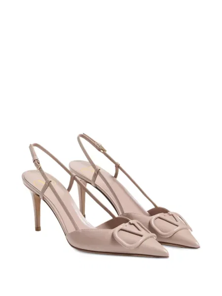 Pantofi cu toc Valentino Garavani slingback roz