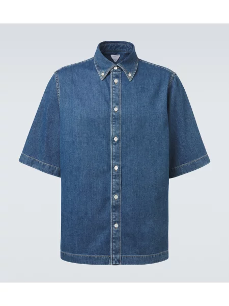 Cămașă de blugi Bottega Veneta albastru