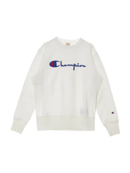 Bluza nierozpinana Champion z logo biała