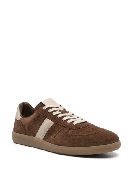 Sneakerși Tom Ford din piele de căprioară maro