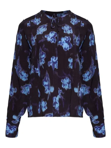 Bluză Rag & Bone cu model floral cu imagine negru