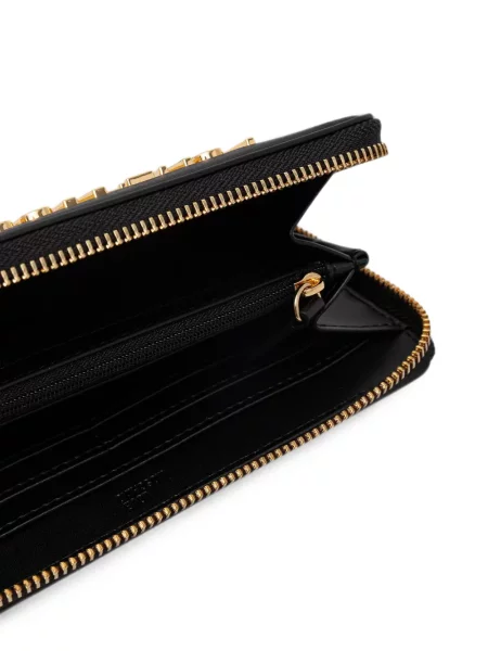 Peněženka Love Moschino s autogramem černá