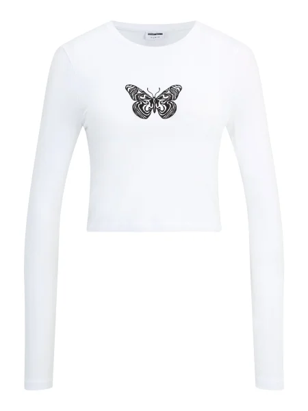 Noisy may Tričko NMSILJA černá bílá